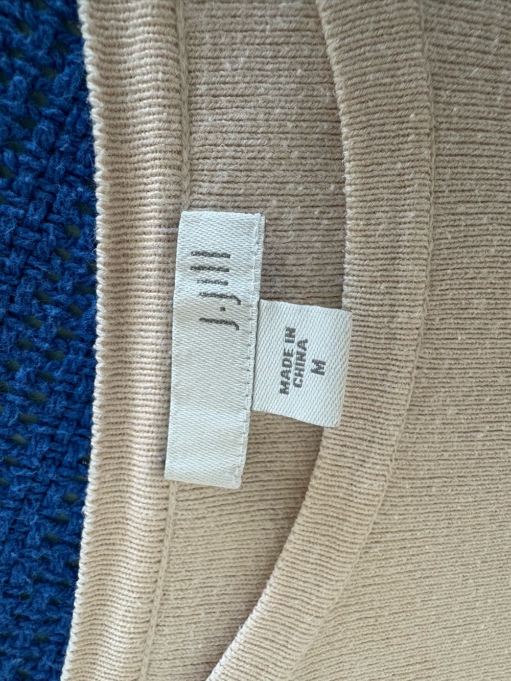 Scoop Neck Lightweight Sweater in Pale Beige